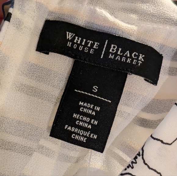 WHBM size small sleeveless blouse NWT - Picture 2 of 13